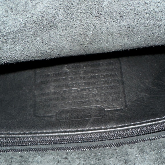 Coach Black Leather Crossbody Bag vintage N- F0D-9167 - Picture 2 of 5